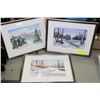 Image 1 : SET OF 3 FRAMED WATERCOLOURS