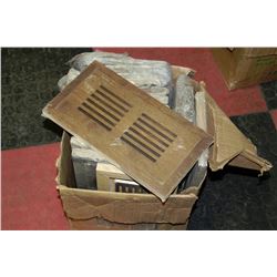 BOX OF 17 VENT COVERS - 4" X 10"