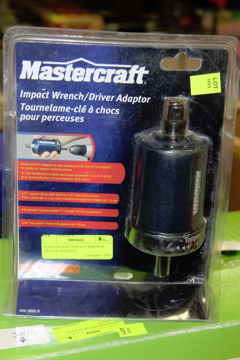MASTERCRAFT IMPACT WRENCH DRIVER ADAPTER