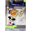 Image 1 : BOX OF FIGURINES INCLUDING DISNEY & GARFIELD