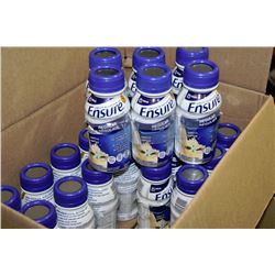 CASE OF 24 ENSURE VANILLA SUPPLEMENT DRINKS