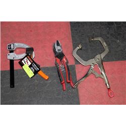 FORGENSEN 4" 600LB GEAR CLAMP, MILWAUKEE CLAMP,