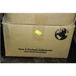 CASE OF 500 BIODEGRADABLE INSUSTRIAL BAGS