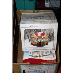 BOX WITH THREE CHRISTMAS HOUSES