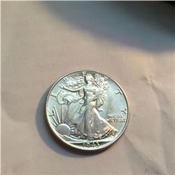 1943 Walking Liberty Silver Half Dollar