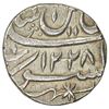 Image 1 : AWADH: AR 1/2 rupee (5.47g), Muhammadabad Banaras, AH1228 year 26