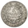 Image 2 : PIEDMONT REPUBLIC: AR 5 francs, L'AN 10 (1801)