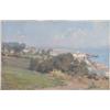 Image 1 : William Grant Murray unframed oil on canvas, View of Swansea, 12 x 20 ins....