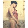 Image 1 : Pre Raphaelite Style oil on board, Maiden holding a tambourine, 20 x 16 ins....