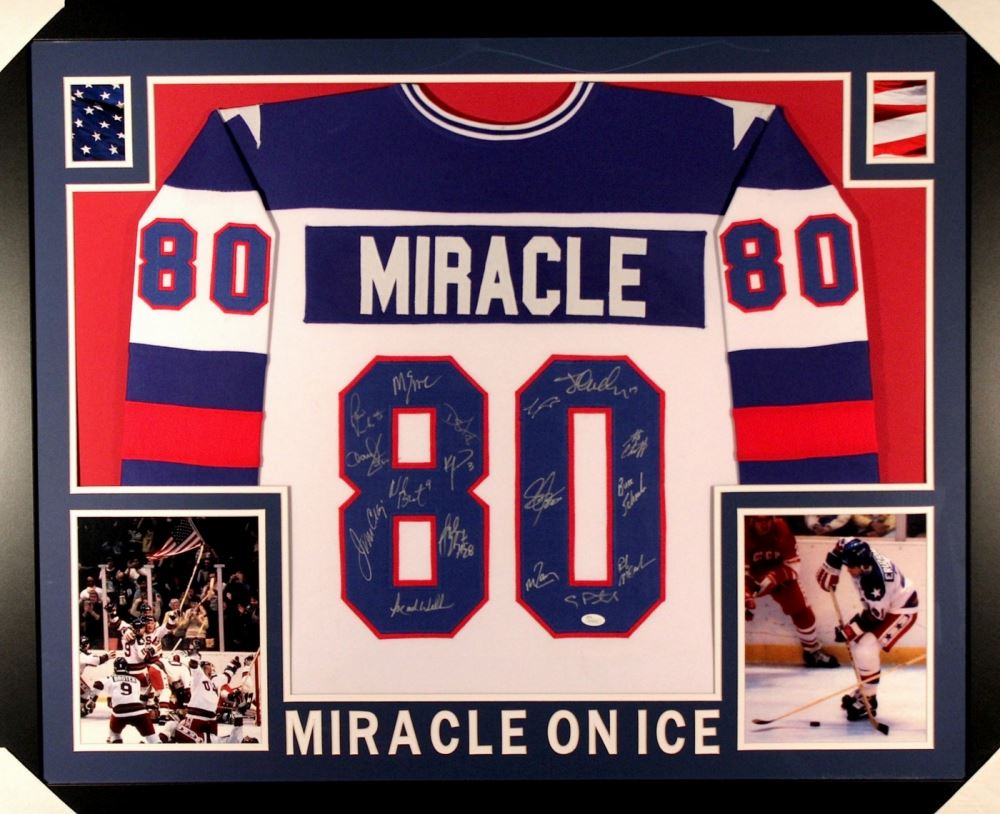 miracle on ice jersey signed