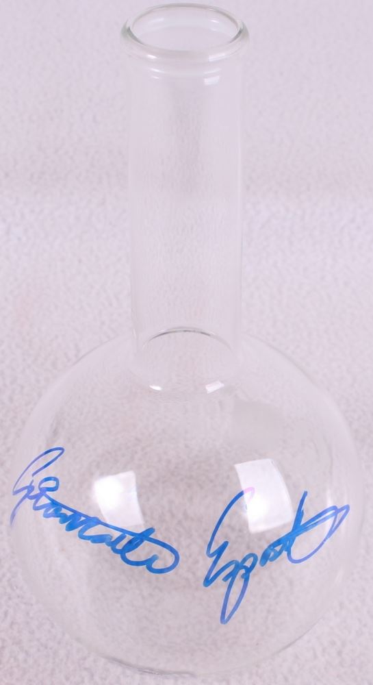 Giancarlo Esposito Signed "Breaking Bad" Glass Boiling Flask (Radtke COA)