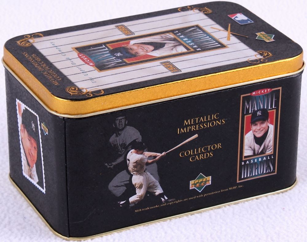 Set of (8) 1995 Upper Deck Metallic Impression Mickey Mantle Baseball