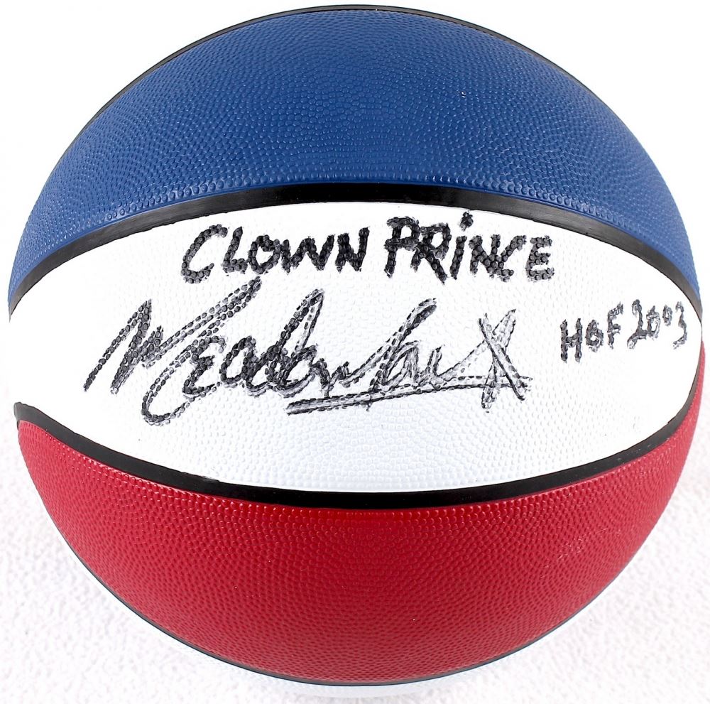 meadowlark lemon signed basketball