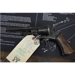 Unknown Pinfire .9 MM Pinfire cal 6 Shot Revolver w/ 4 1/2" octagon bbl [ matted blue finish turning