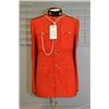 Image 1 : Red Serge RCMP Tunic w/ badges, buttons, Private stripe, etc. displayed on short mannican