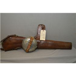 C Broad Arrow Marked Leather Rifle Scabbard [ w/MP cut in mark by the following numbers, stamped B ?