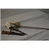 Image 1 : Lot of Three Bayonets : U.S. Springfield Socket Bayonet w/scabbard , frog w/brass U.S. hanger - Old 