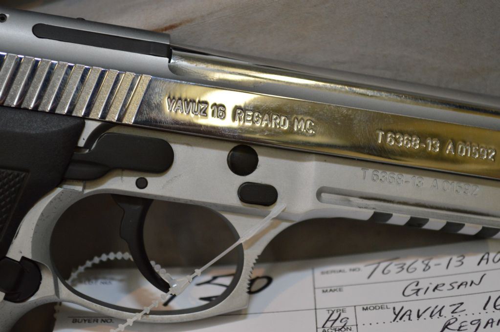 Girsan Model Yavuz 16 Regard Mc 9 Mm Para Cal 10 Shot Semi Auto Pistol W 121 Mm l Appears V Go