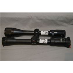 Lot of Two Scopes - Simmons 3 - 9 x 32 22 Mag Scope w/ Butler Creek caps - Bushnell 4 x 12 Wide Angl