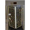 Image 1 : Counter Top Plastic Rotary Display Cabinet : Contents of Over One Hundred Collector's Pins - RCMP & 