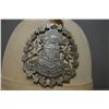 Image 2 : Pith Helmet w/ Large Badge 1882 Onward 1894 Police Force , and perforated holes spelling out RHA on 