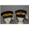 Image 1 : Lot of Two VIntage RCMP Police Hats w/badges [ Wm.Scully Ltd Montreal ]