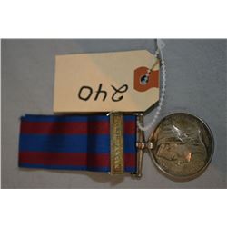 North West 1885 Canada War Medal w/ Saskatchewan Bar [ un-named ]