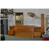 Image 1 : Teak Bed with attached side tables