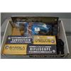 Image 1 : Tray Lot : Two New Barska Scopes w/orig boxes - Tasco Scope [ sealed in pkg ] - Two Red Dot Sights [