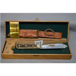 Puma Hunter's Friend Hunting Knife [ w/ orig leather sheath, wooden presentation box, "The Ideal Gif
