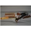 Image 1 : Bag Lot : Three Smith's Sharpening Stones w/boxes - Two Hatchets w/covers - Shrade Old Time Hone Ste