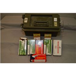 Green Plastic Container : Approx 328 Rnds .380 Auto Ammo