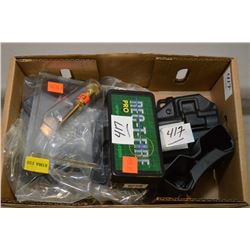 Box Lot : Glock 19 Holster - double pouch - leather holster for Browning 1910 or Walther PP - front 