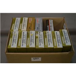 Box Lot : Twelve Boxes .7 MM Rem Mag Ammo [ mostly Federal, various grains ]