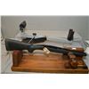 Image 1 : Lot of Three Items : Wooden Gun Vise w/ Right Handed rifle stock w/recoil pad - Bench Master Gun Res