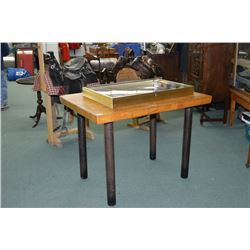 Large Wooden Butcher Block / Table