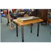 Image 1 : Large Wooden Butcher Block / Table