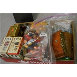 Tray Lot : .12 Ga Shot Shells & Slugs [ some in boxes, some in bags ] - some .22 & .22 Mag ammo in t
