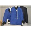 Image 1 : Lot of Three Blue Dress Jackets w/ pants [ Police Force on buttons c/w 2 shirts ]
