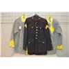 Image 1 : Lot of Three Uniform Jackets [ Two Confederate Grey Reproductions, 1 Corpral Blue Reprod ]