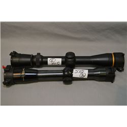 Lot : Two Scopes [ Leupold Vari X 3 2.5 - 8 Power Variable Scope w/ Butler Creek caps - Older Used K