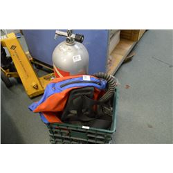 Green Plastic Box : Scuba Gear - Tank etc.