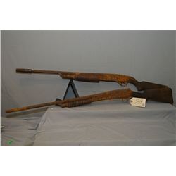 Lot of Two Rusted Solid Pump Action Shotguns - Relic Status - NO PAL REQ