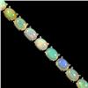 Image 2 : Stunning Natural Multi Color Opal Bracelet