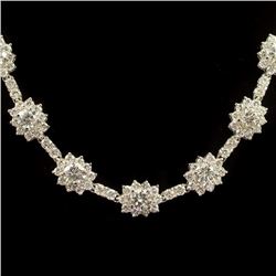 18K Gold 18.22ct Diamond Necklace