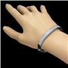 Image 2 : 14K Gold 8.40ct Diamond Bangle Bracelet
