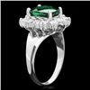 Image 2 : 14k Gold 3.00ct Tourmaline 1.05ct Diamond Ring