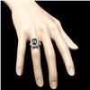 Image 3 : 14k Gold 3.00ct Tourmaline 1.05ct Diamond Ring
