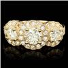 Image 1 : 14k Yellow Gold 2.3ct Diamond Ring