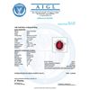 Image 5 : 14k White Gold 6.15ct Ruby 0.80ct Diamond Ring